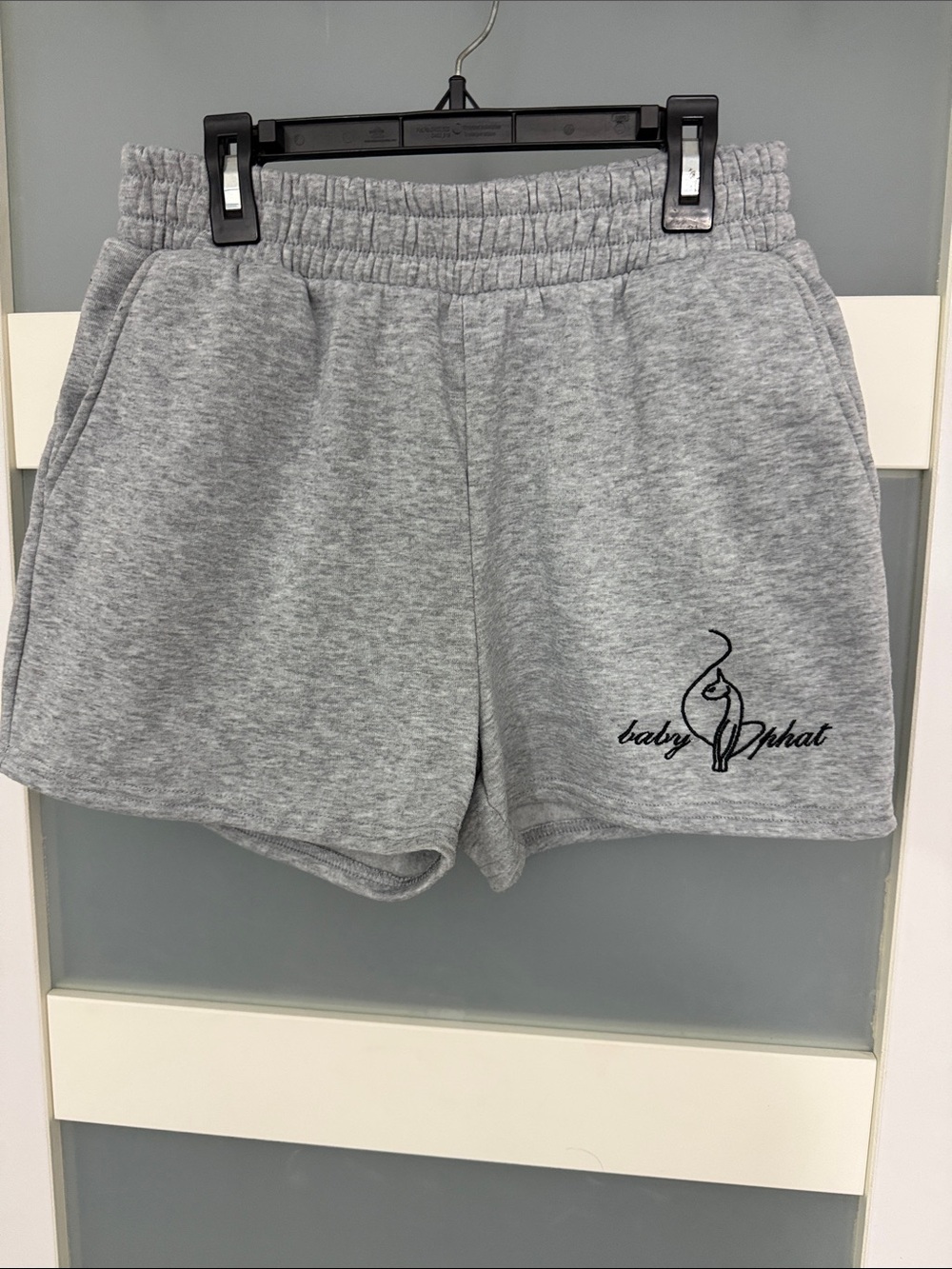Baby Phat Heather Gray Athletic Lounge Shorts